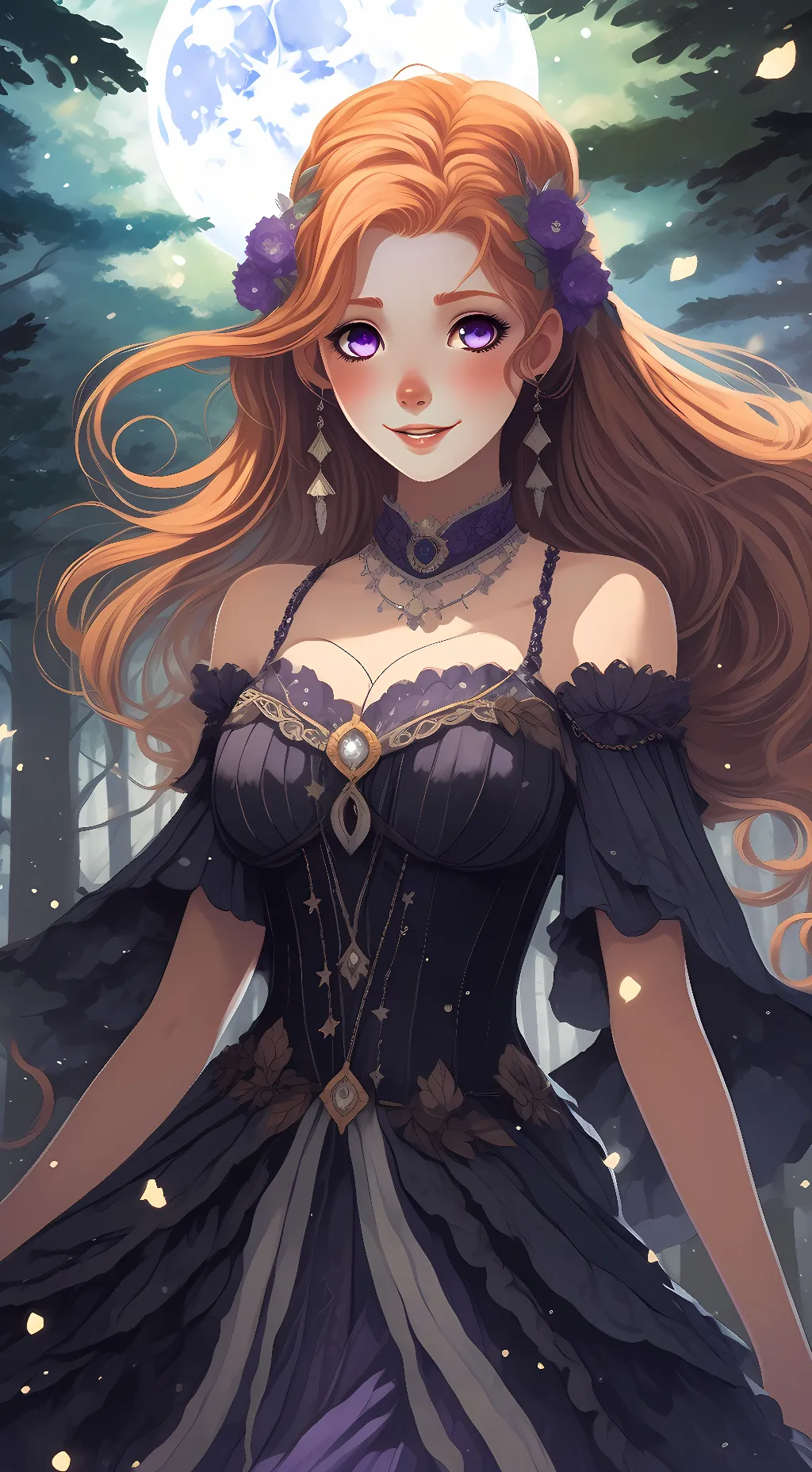 ai character: Elaina Wayne background