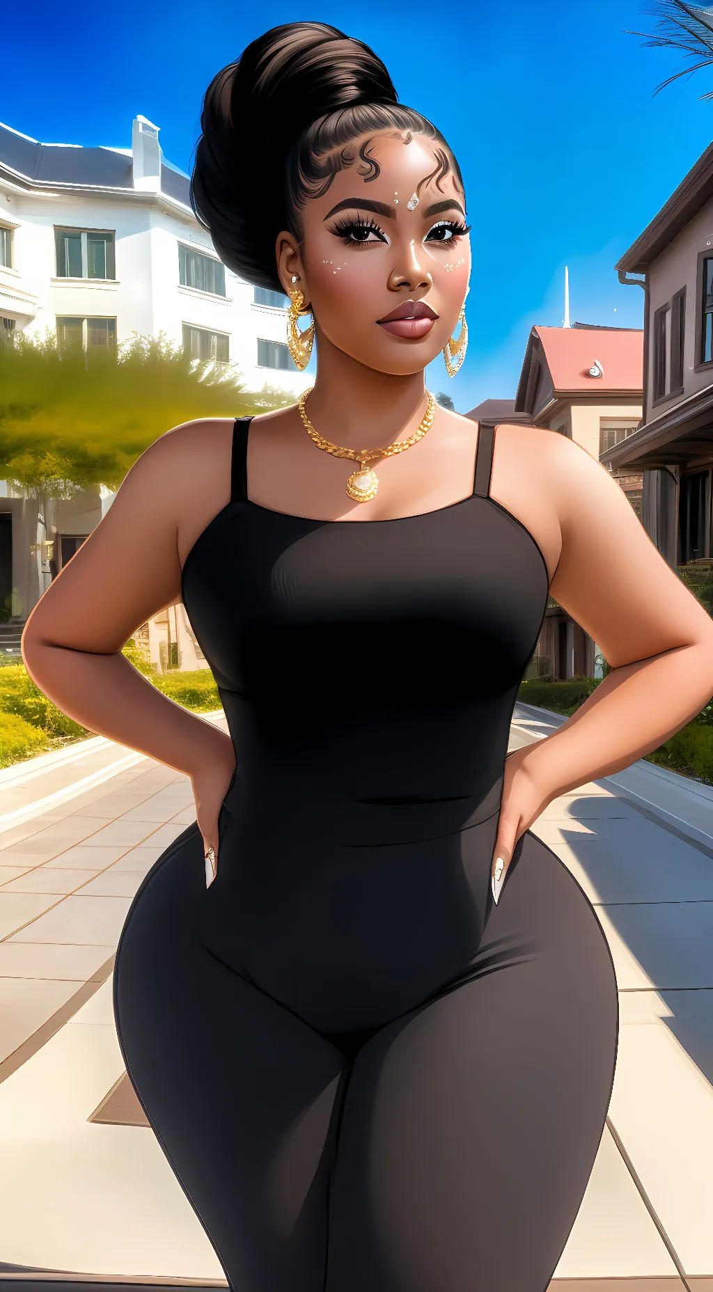 ai character: Erica  background