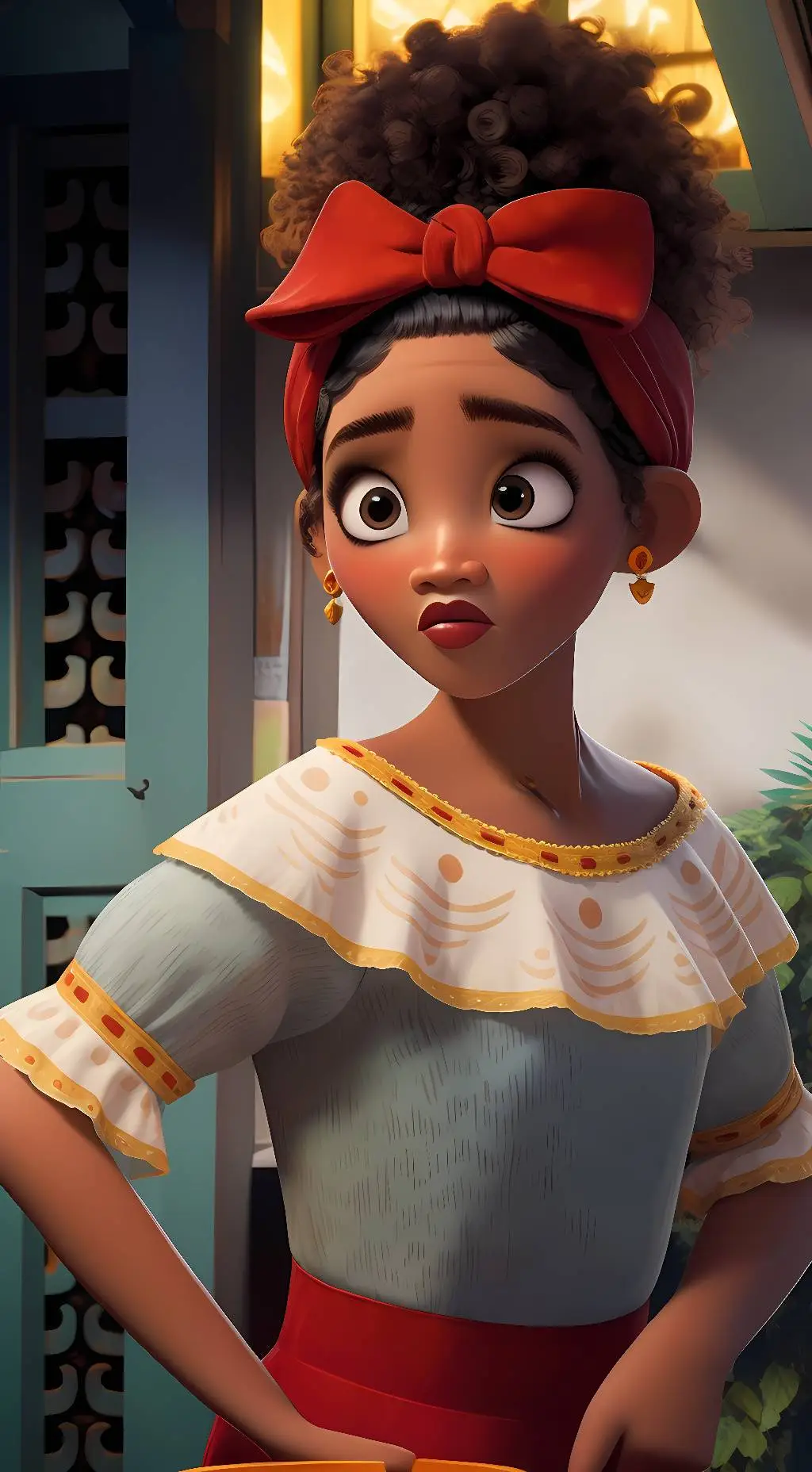 ai character: Dolores Madrigal background