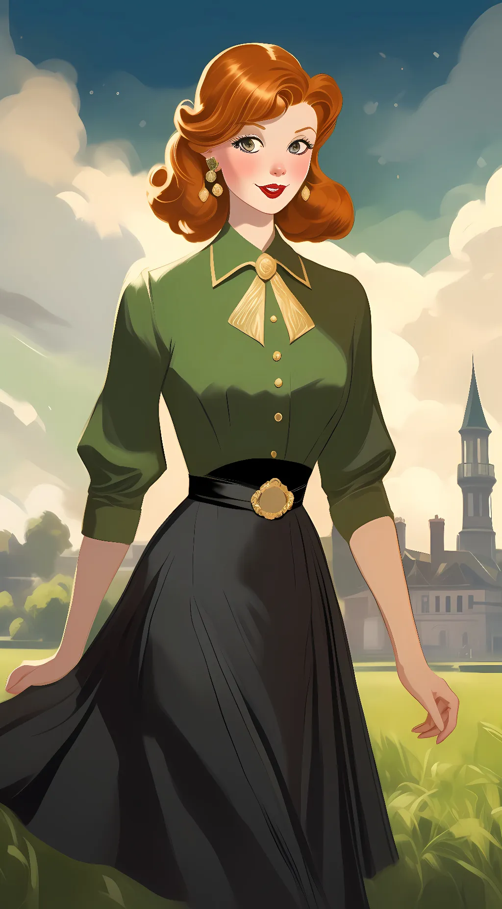 ai character: Clara Afton background