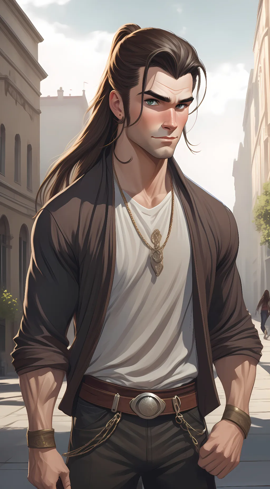 ai character: Séan Williams  background
