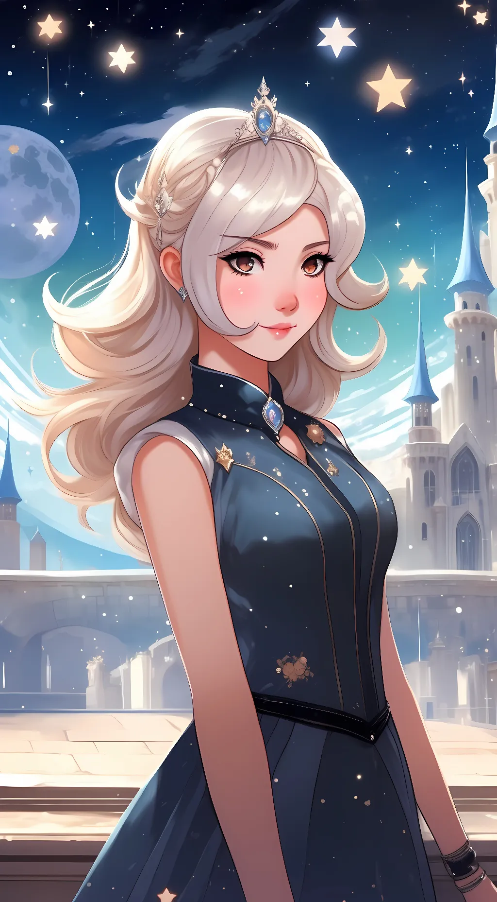 ai character: Astra (Princess) background