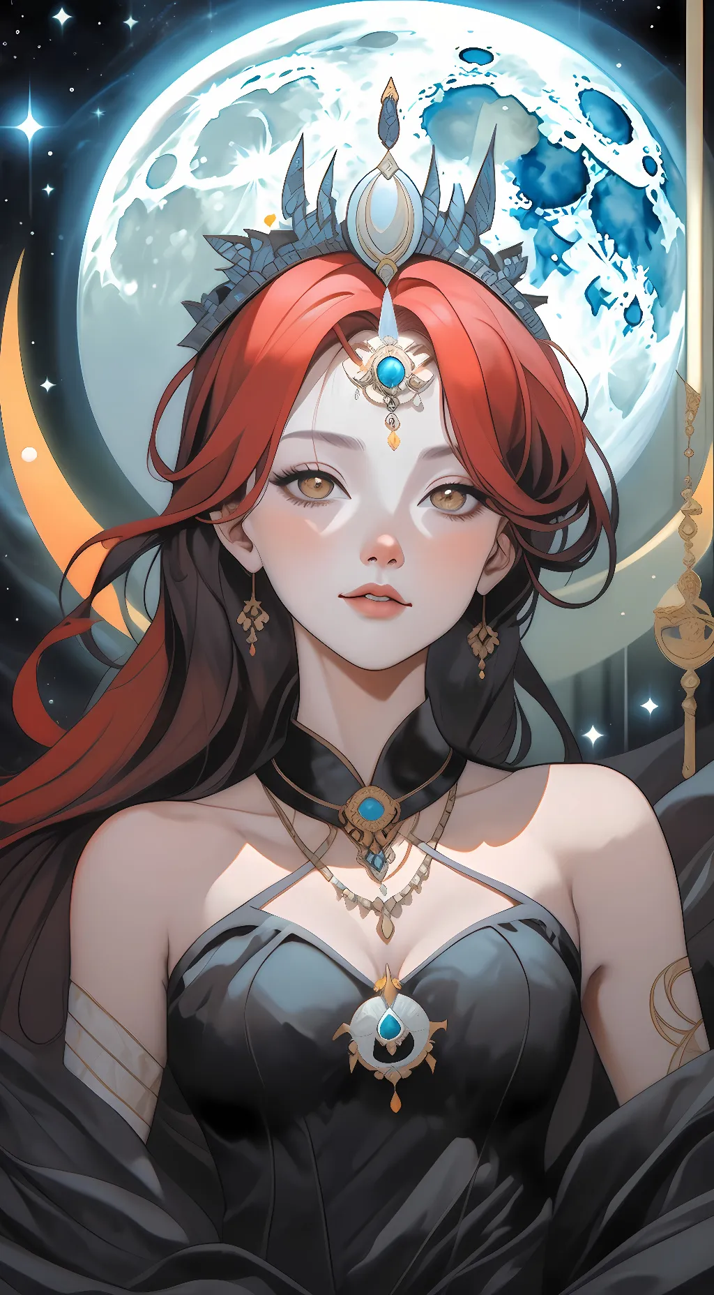 ai character: Luna  background