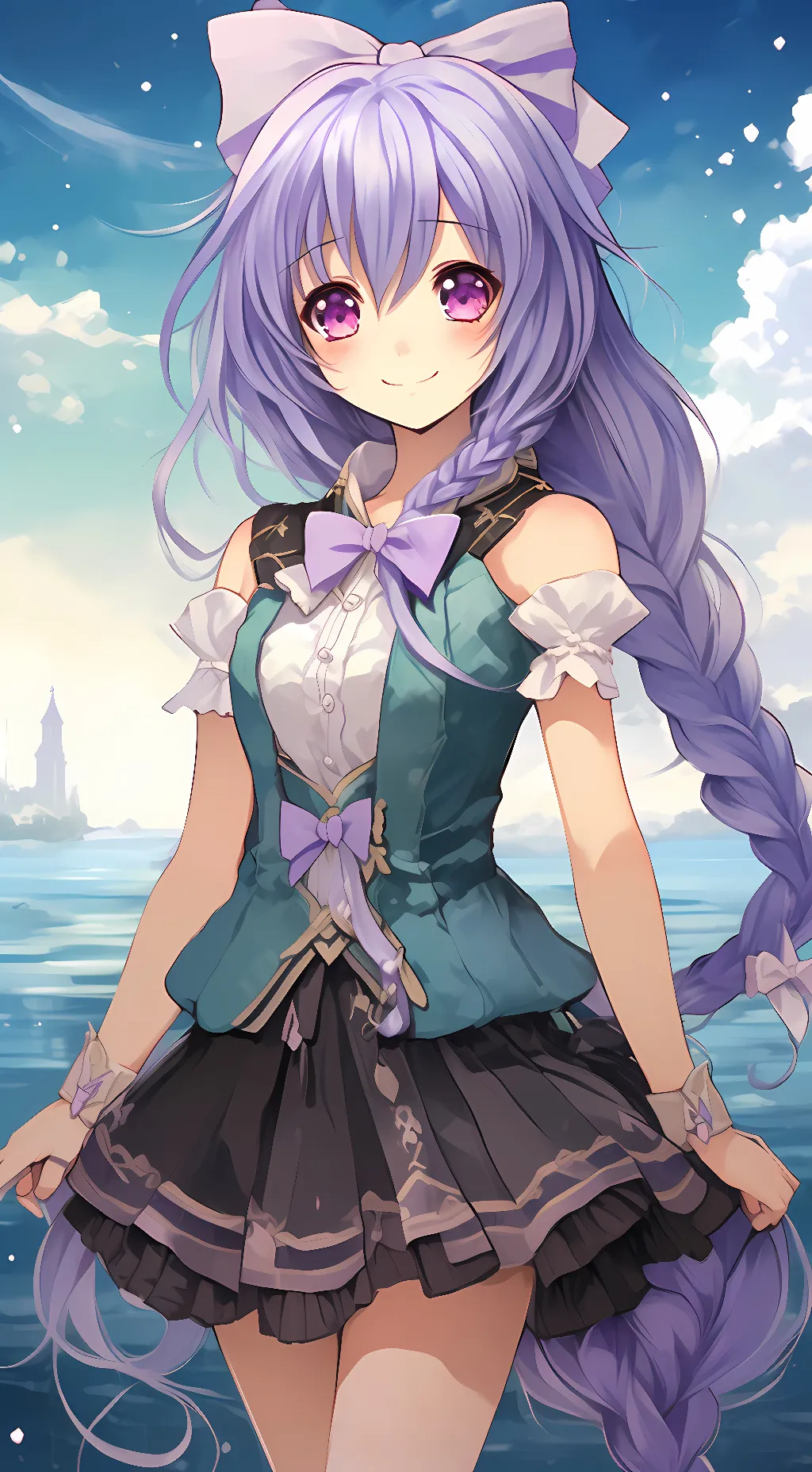 ai character: Plutia  background