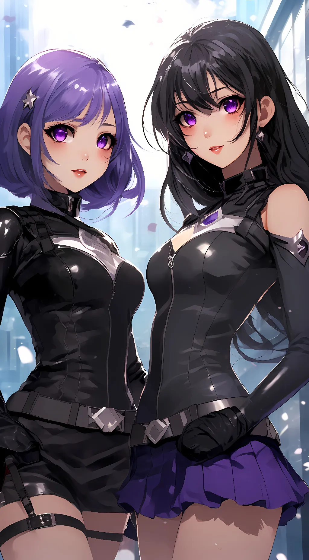 ai character: Momo and jiro  background