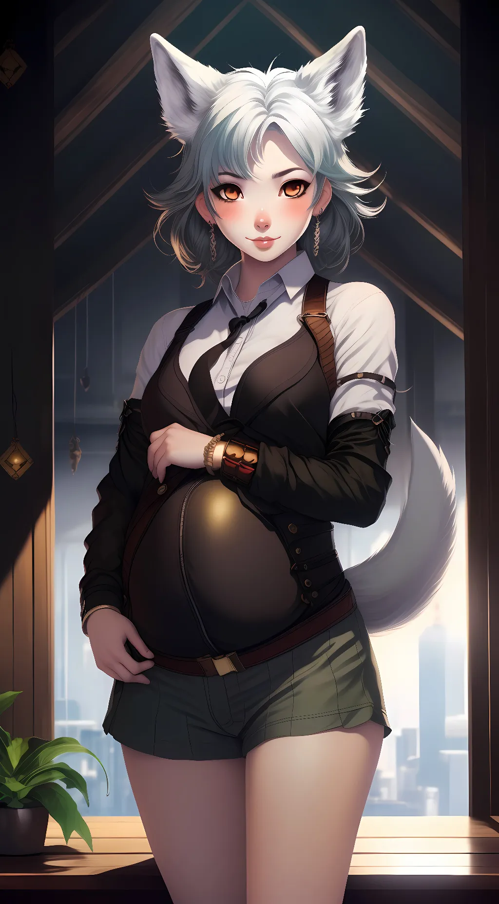 ai character: Layna background