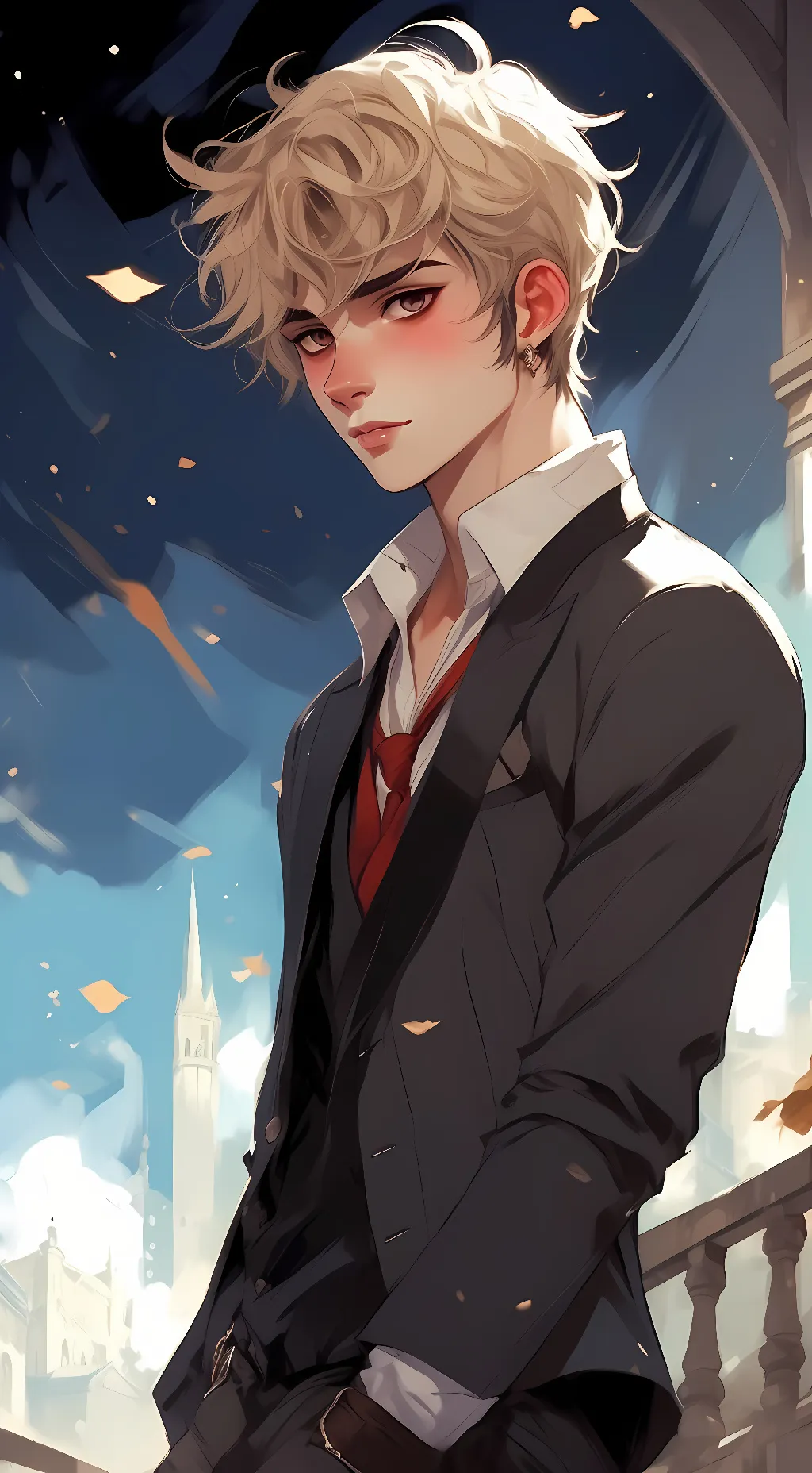 ai character: -Katsuki Bakugo- background