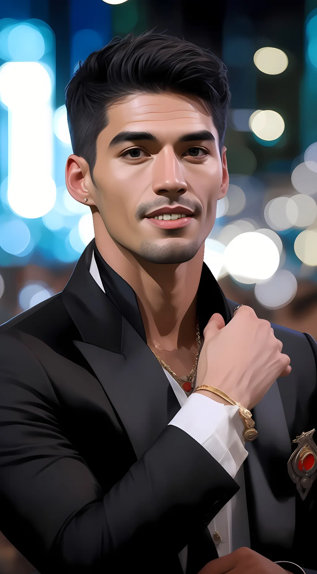 ai character: Luis Suarez background