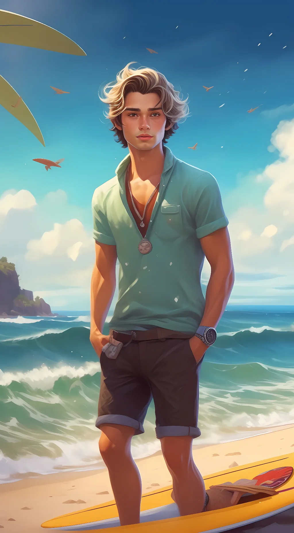 ai character: john B background