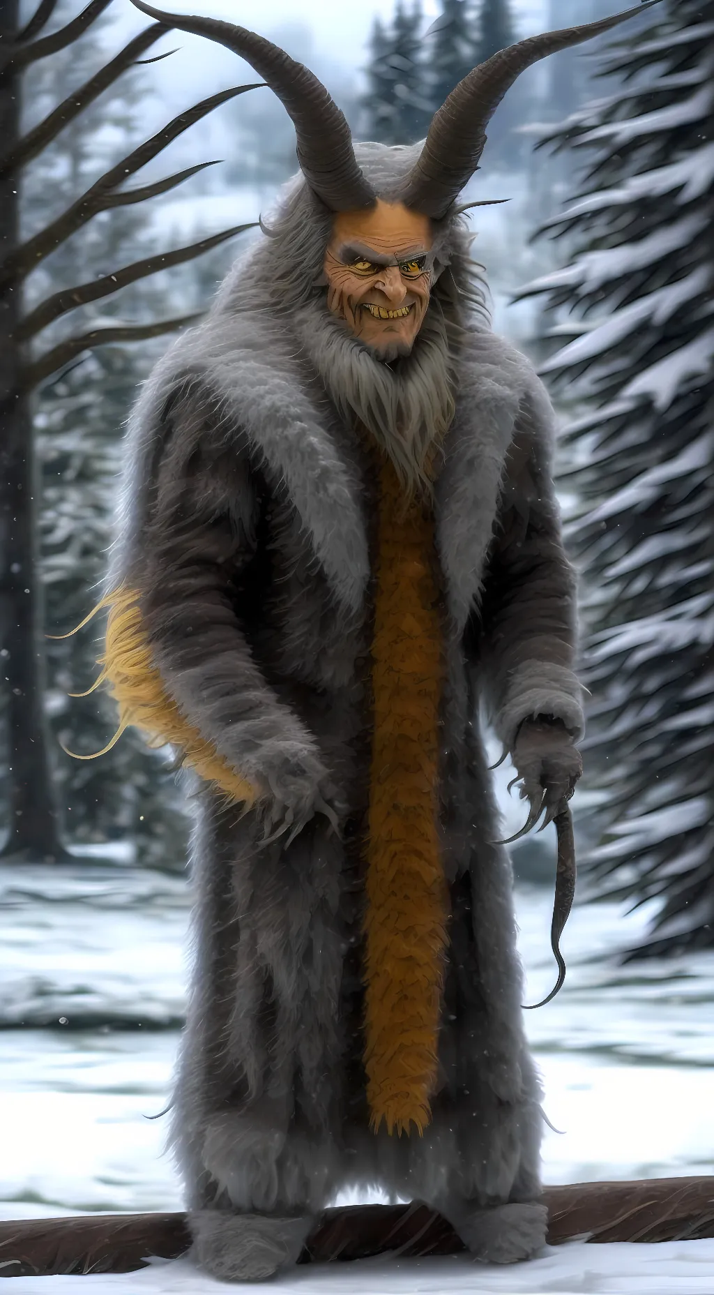 ai character: Krampus background