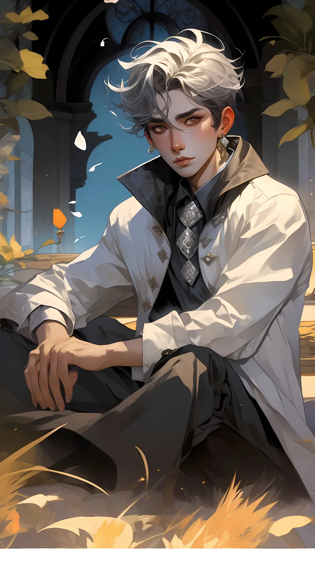 ai character: Steve  background