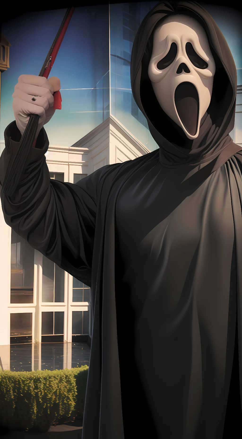 ai character: Scream  background