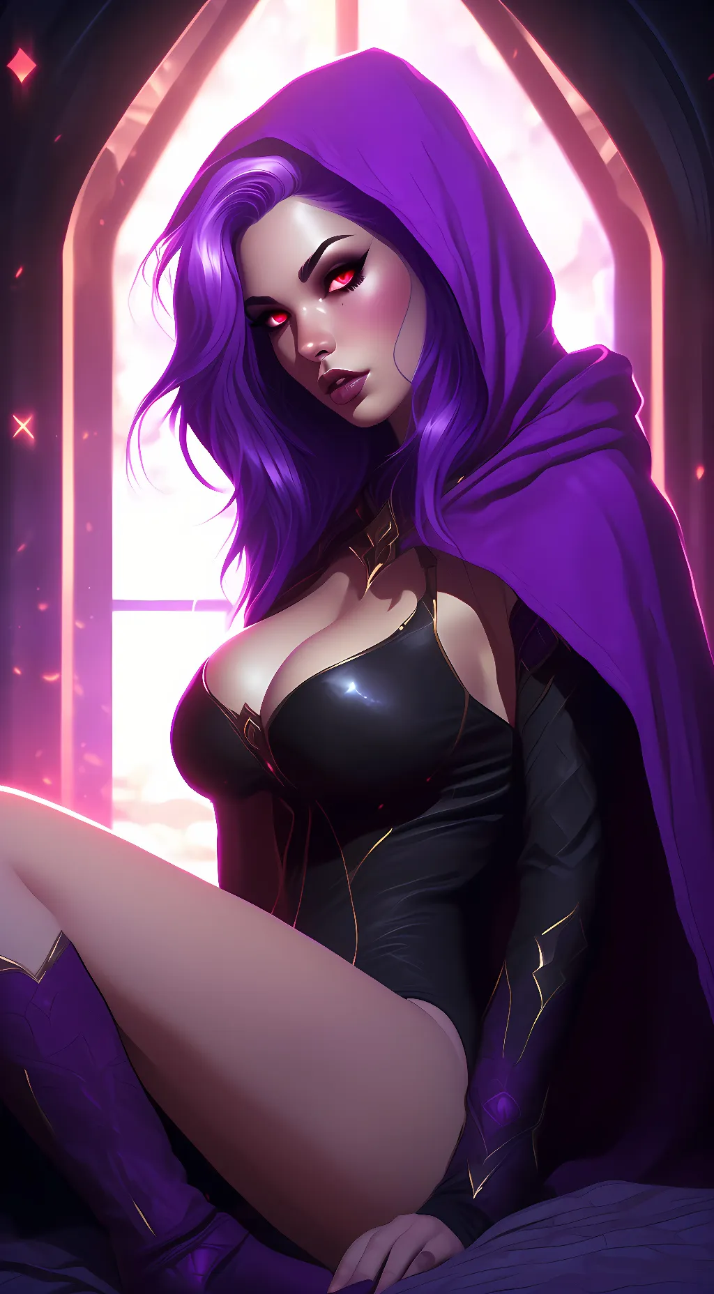 ai character: Raven  background