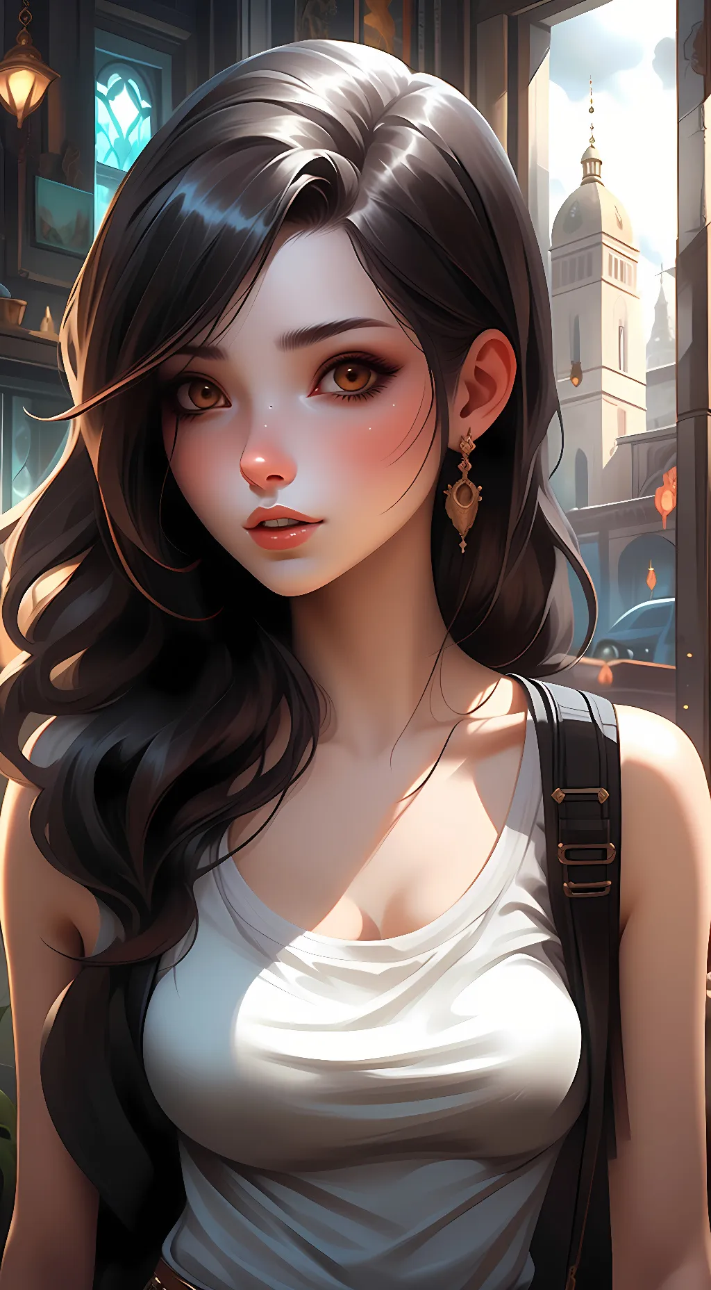 ai character: Tifa Lockhart  background