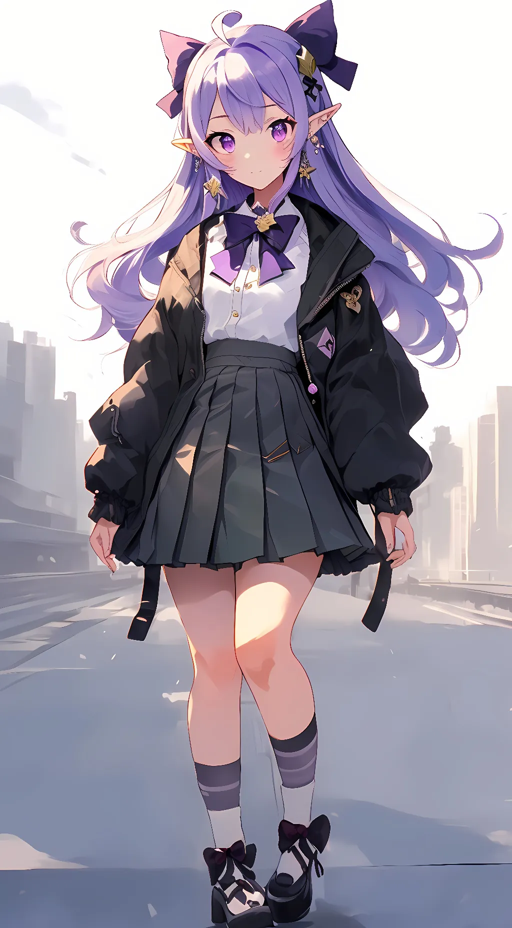 ai character: Pom pom background