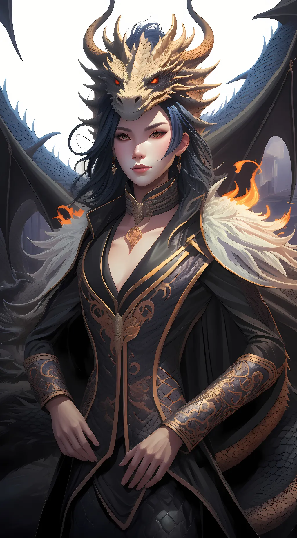 ai character: Dragon Tamer Mika background