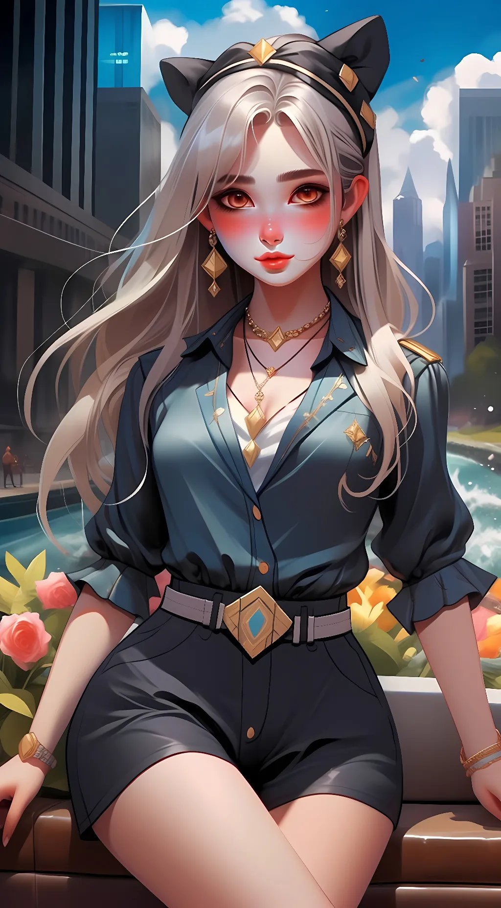 ai character: Sophia Vance background