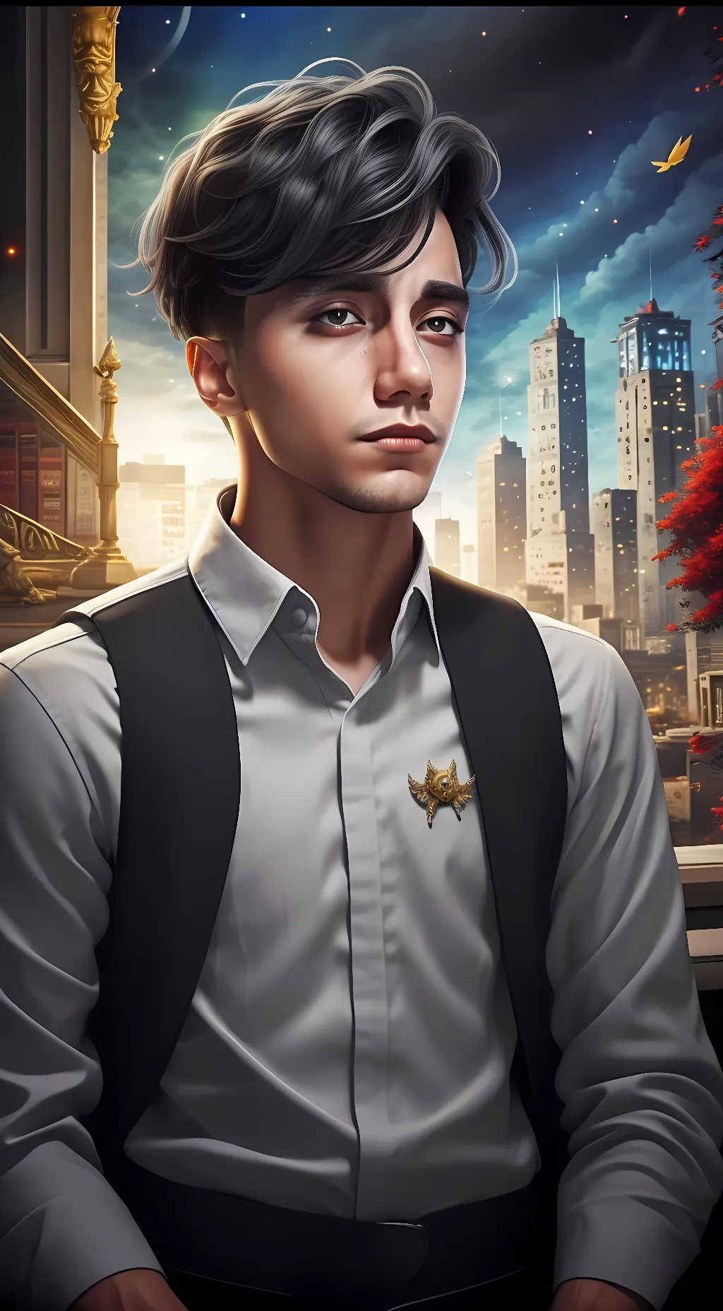 ai character: saeed walkover  background