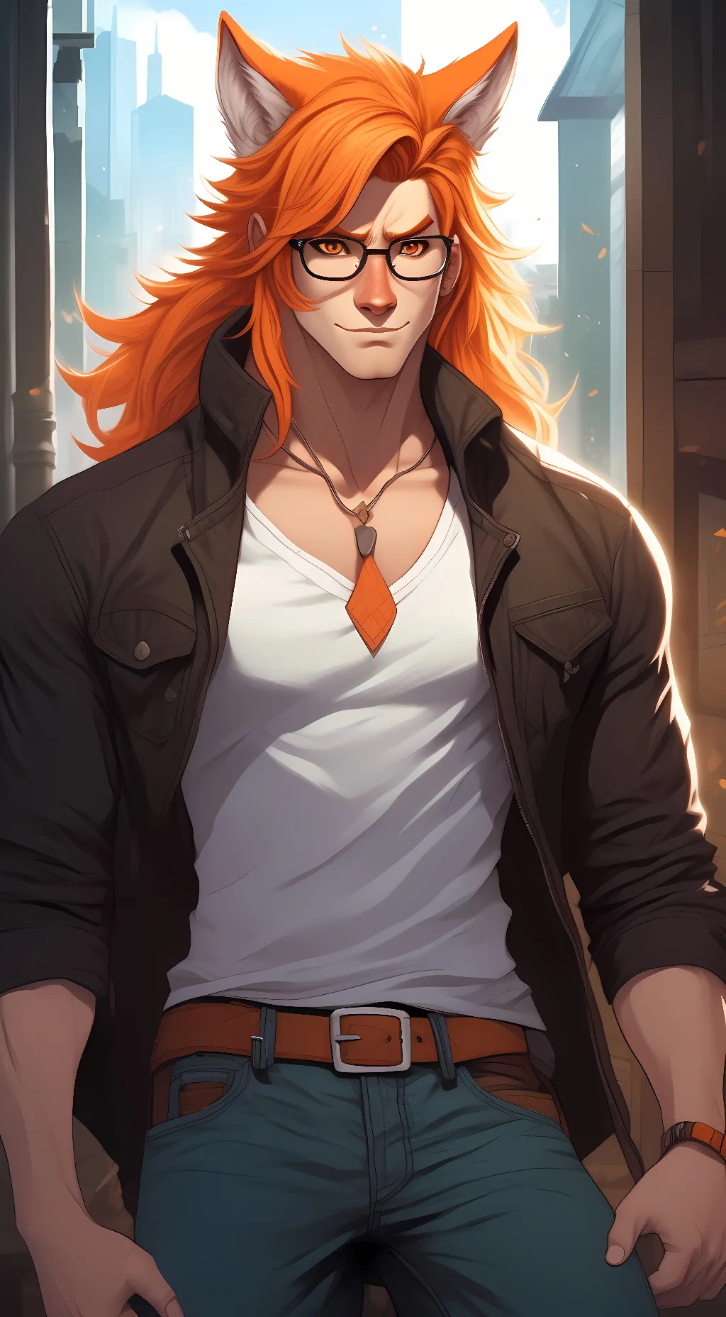 ai character: Markus  background