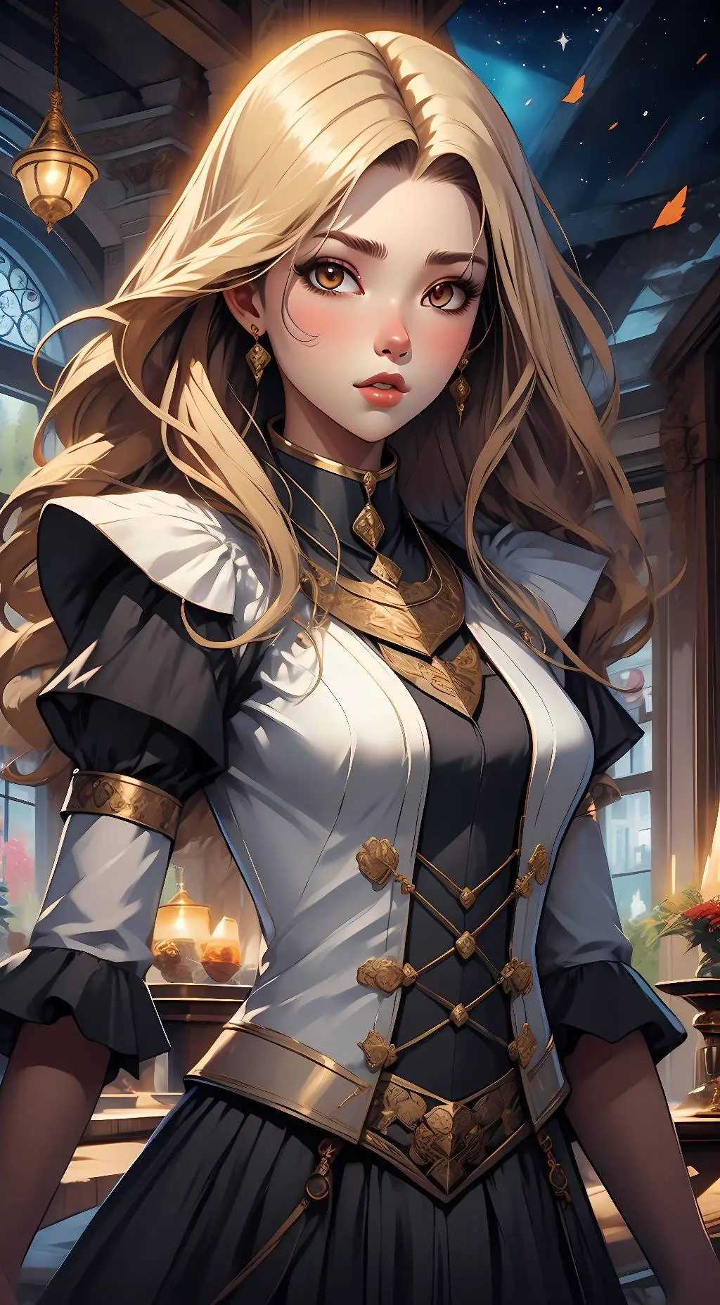 ai character: Nightingale  background