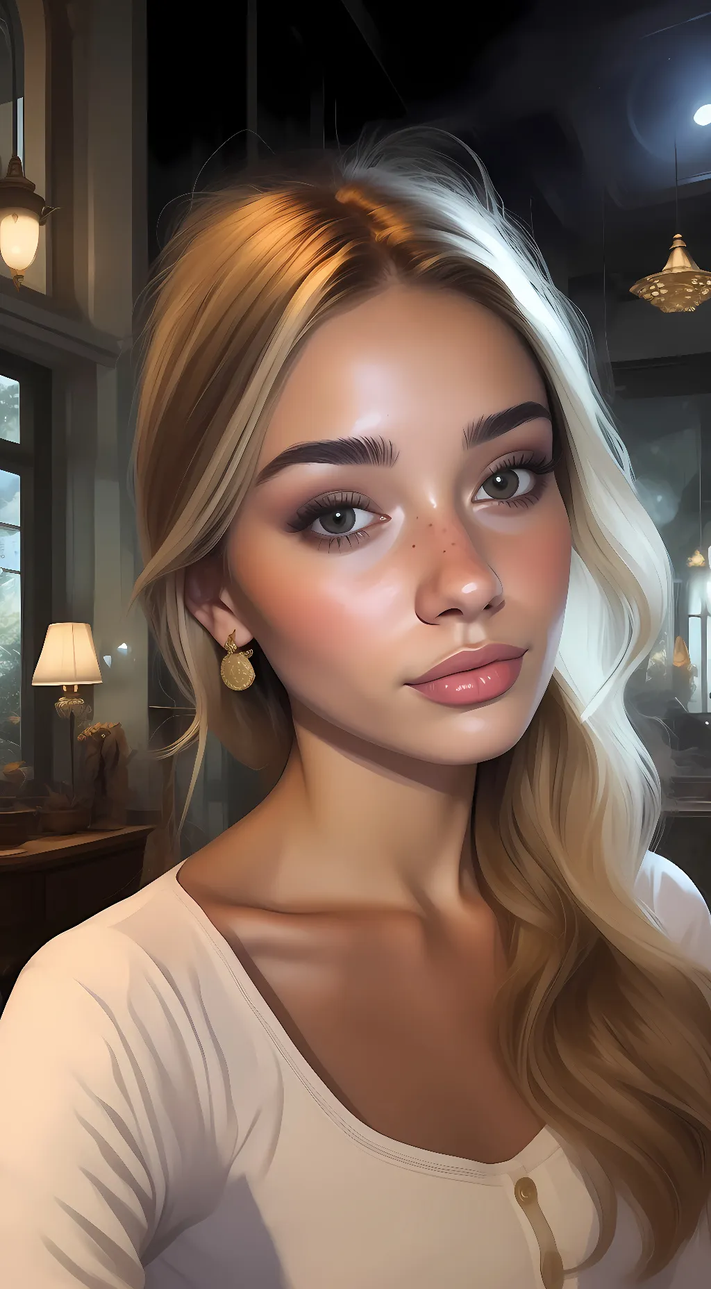 ai character: breckie hill  background