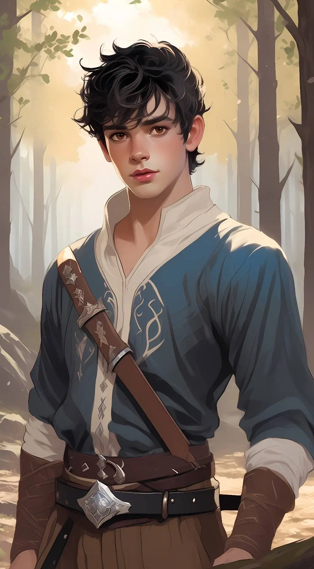 ai character: Edmund Pevensie background