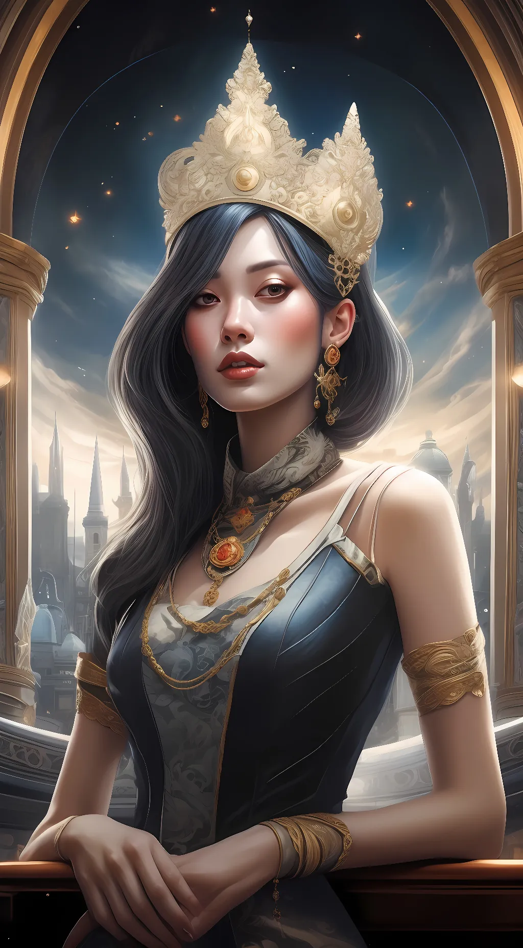 ai character: Adriana Valencia background