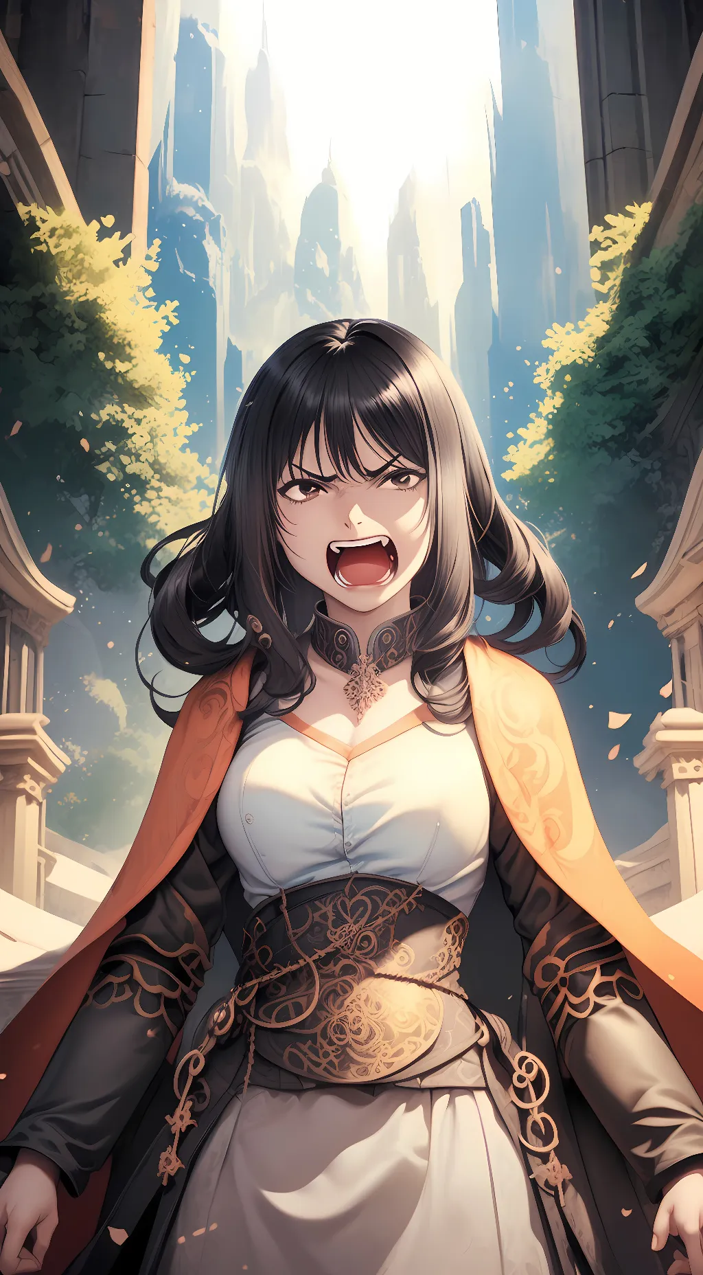 ai character: Screaming Brat background