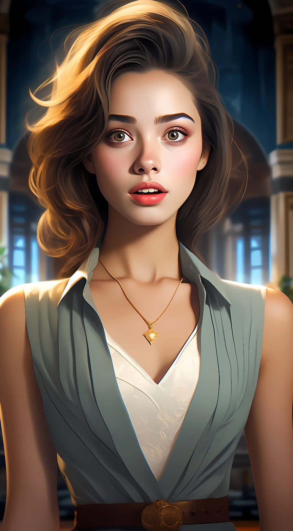 ai character: Sophia Marshall background