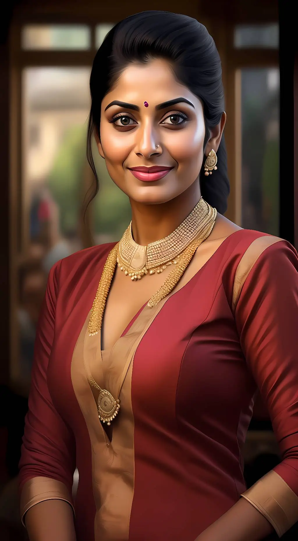 ai character: Principal Neela background