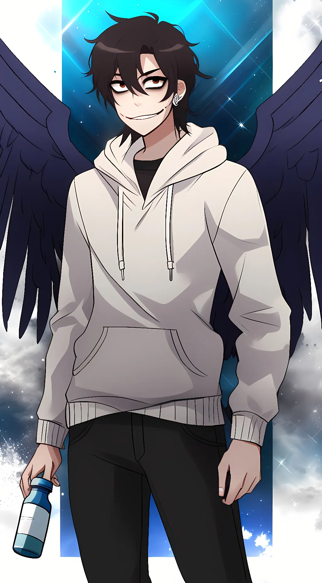 ai character: Jeff the killer  background