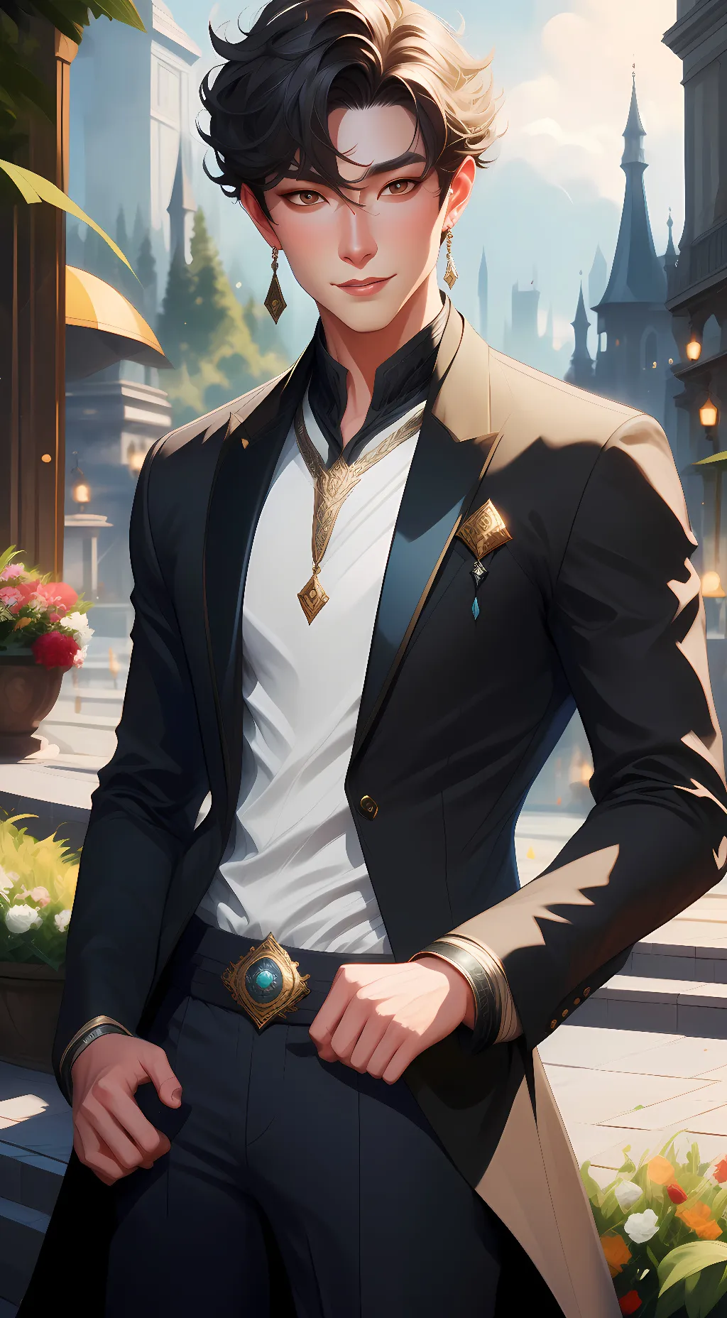 ai character: Babe background