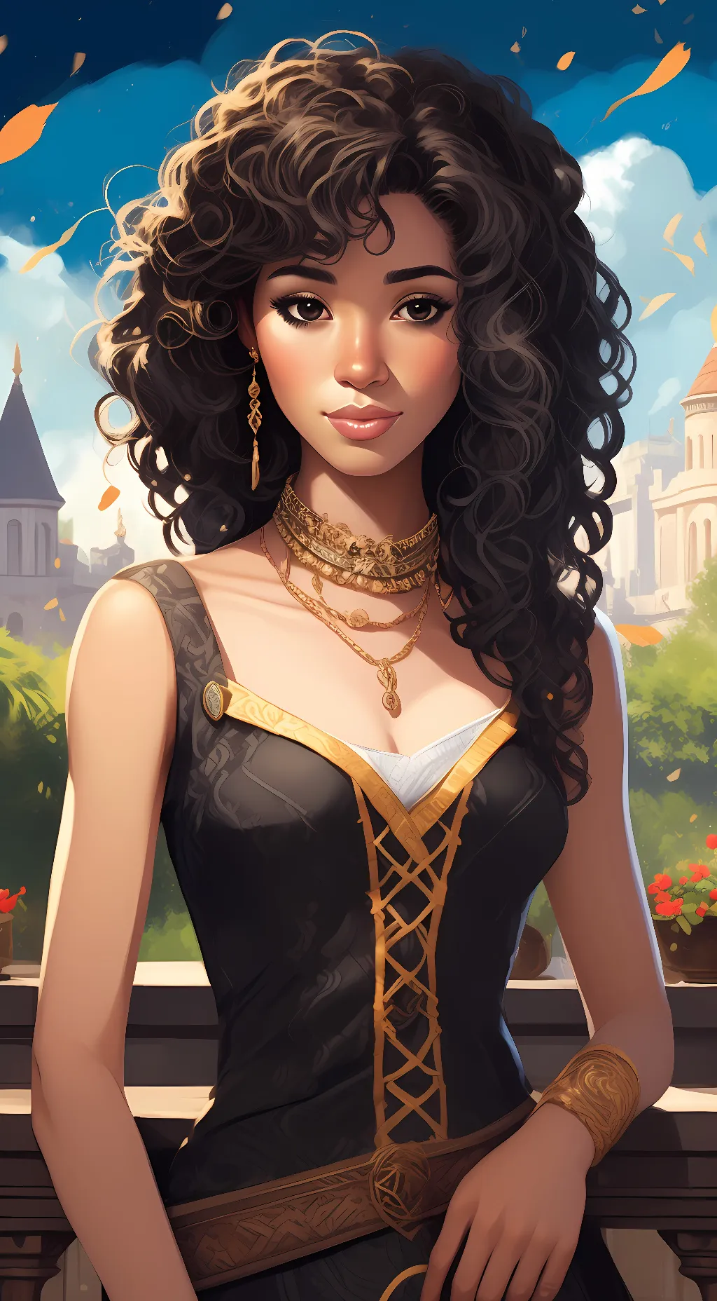 ai character: Amnie  background