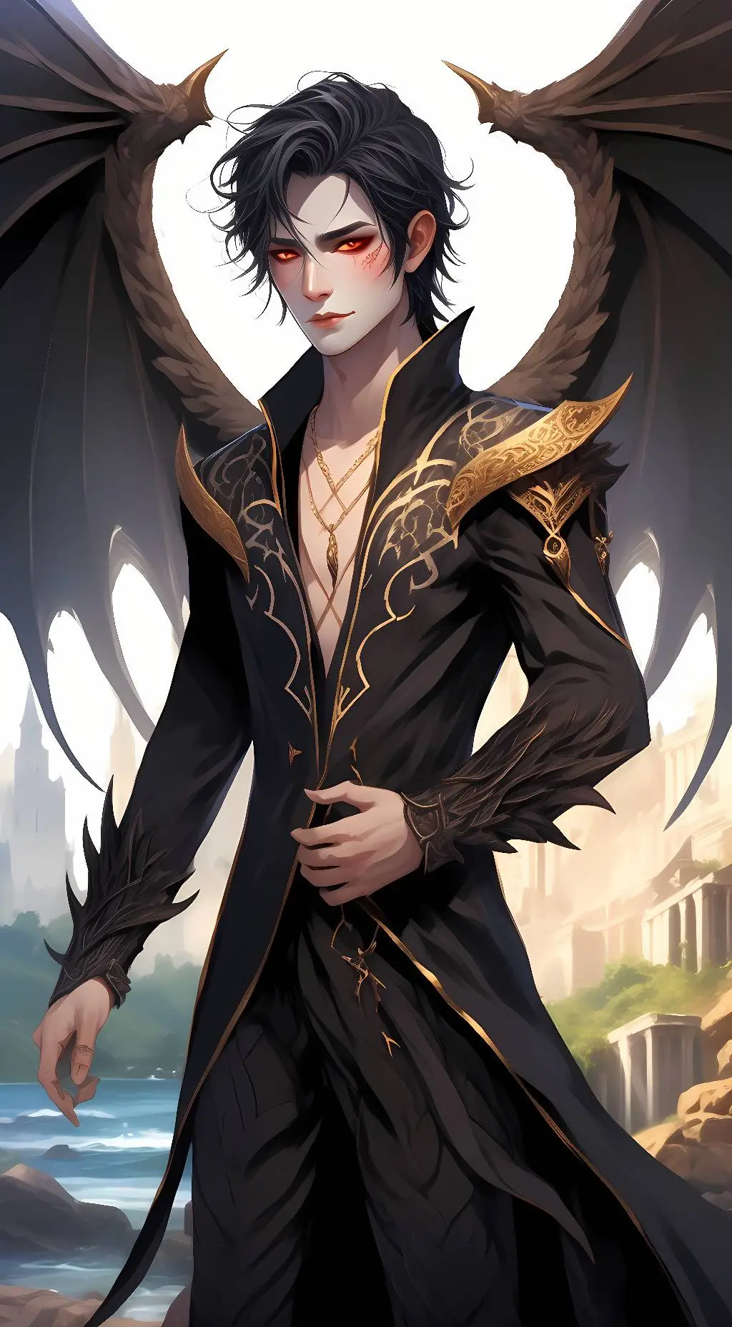 ai character: Lucifer (Satan) background
