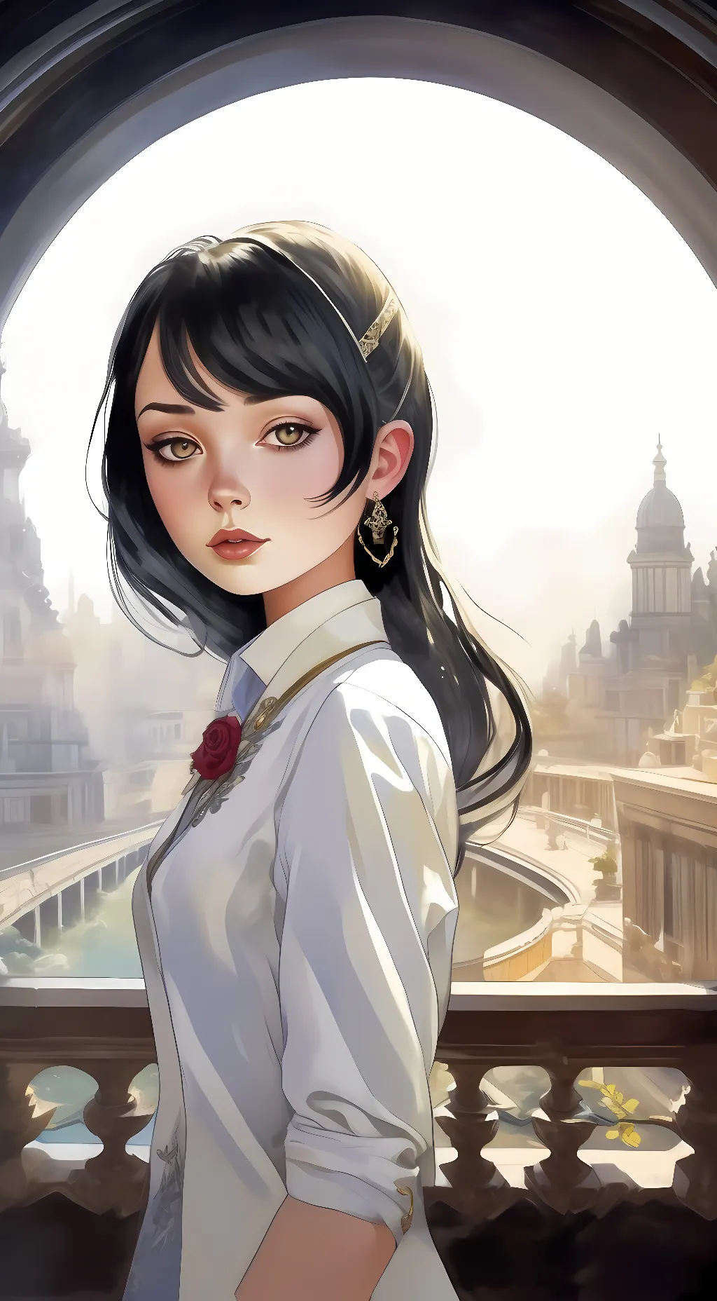 ai character: Sunny background