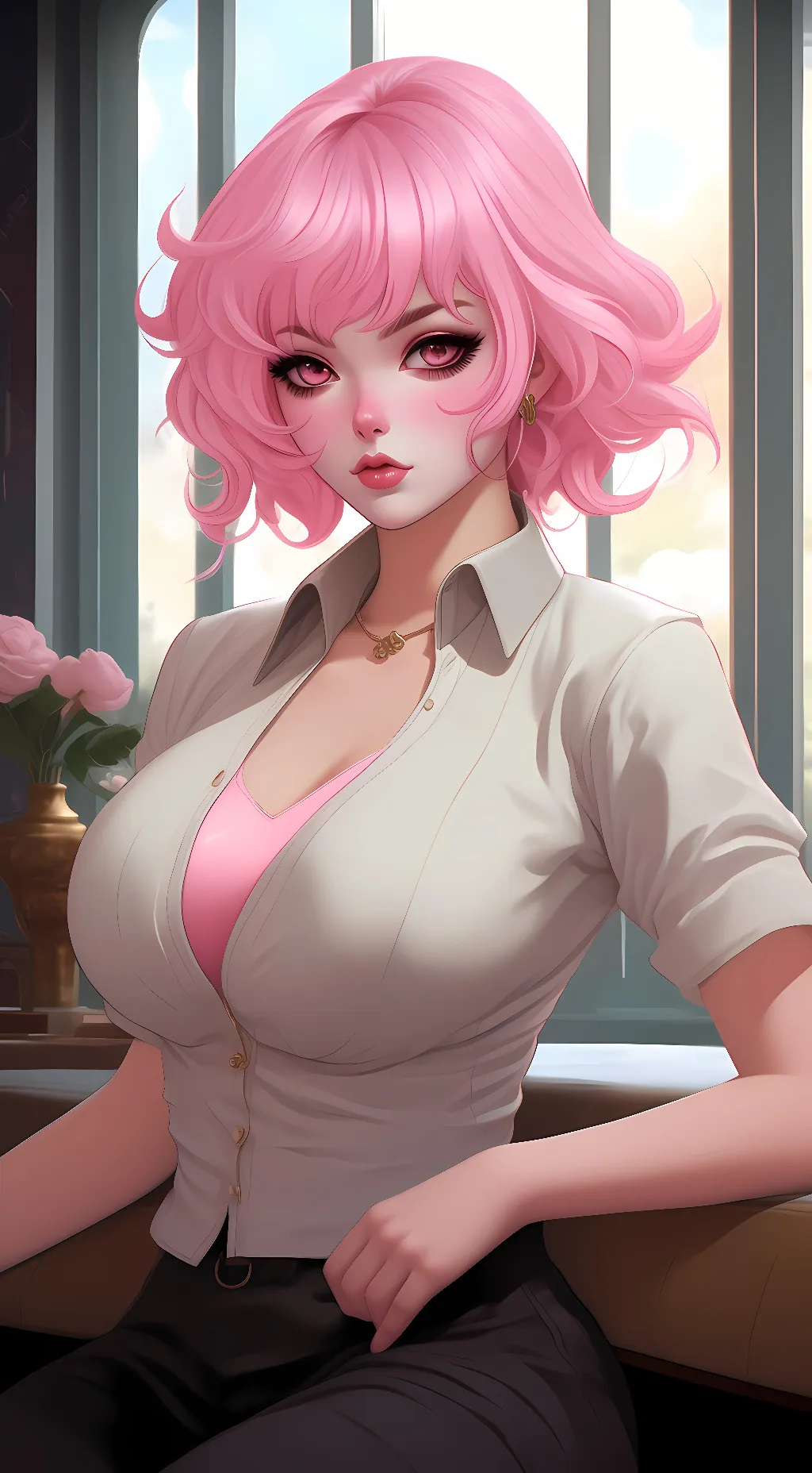 ai character: Mina Ashido background