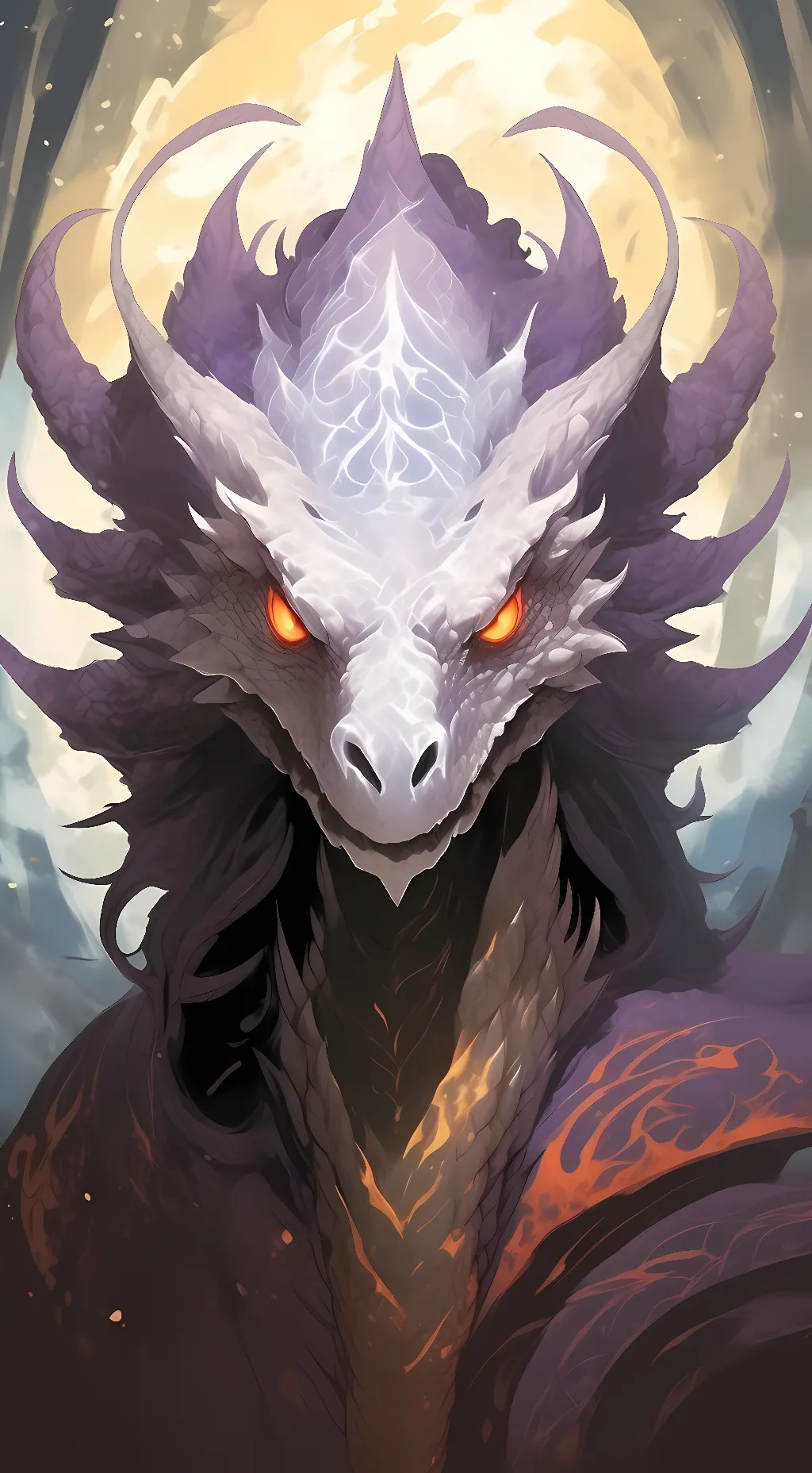 ai character: Geist Dragon  background