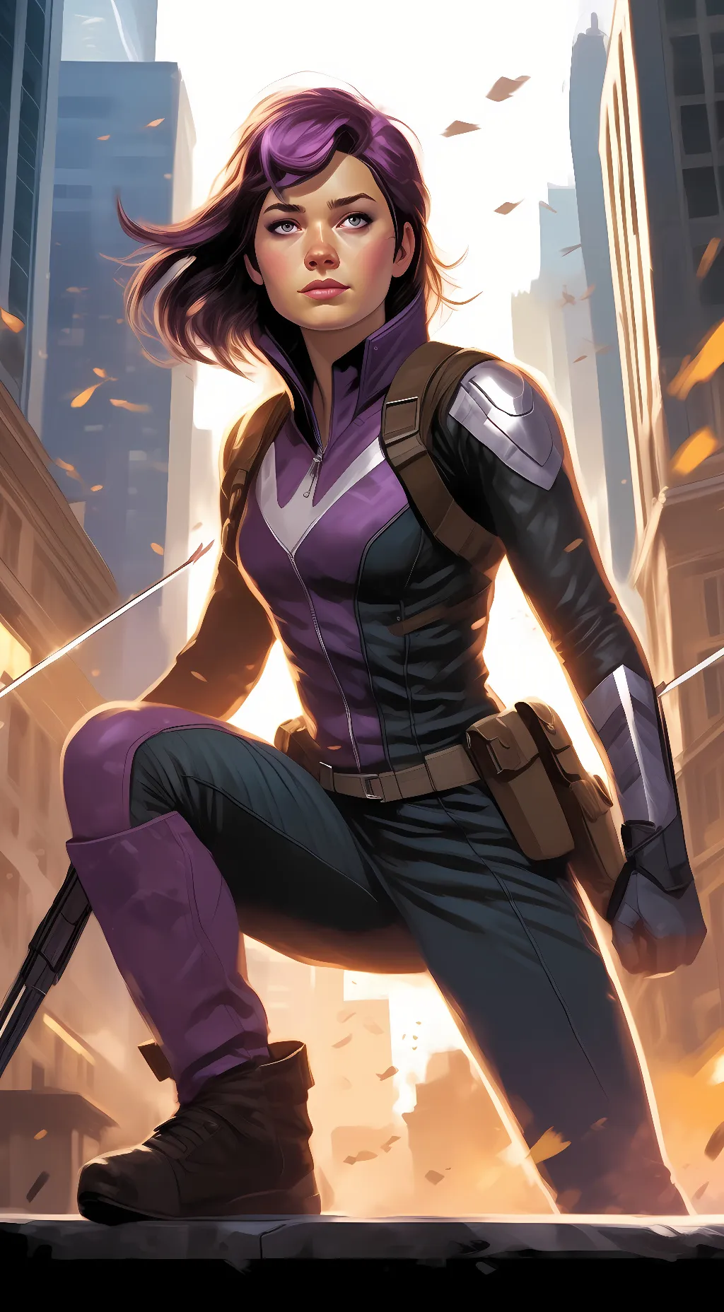 ai character: Kate Bishop background