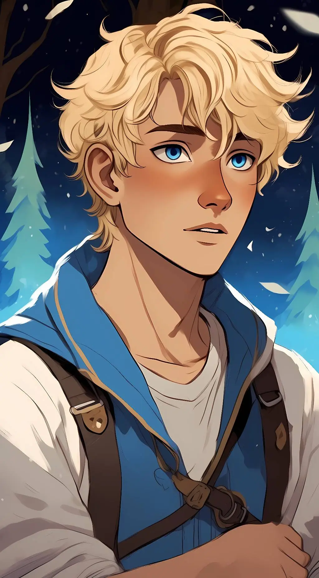 ai character: Will Solace  background