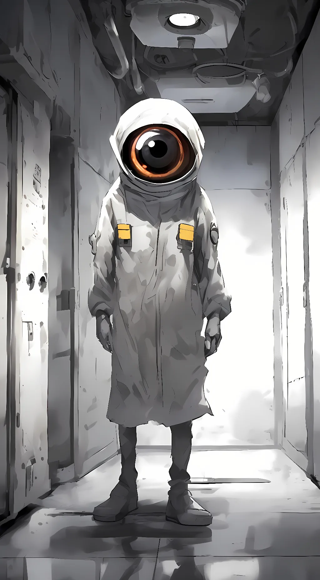 ai character: SCP-173 background