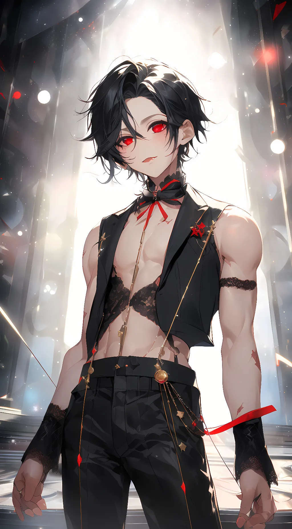 ai character: Jigsaw background