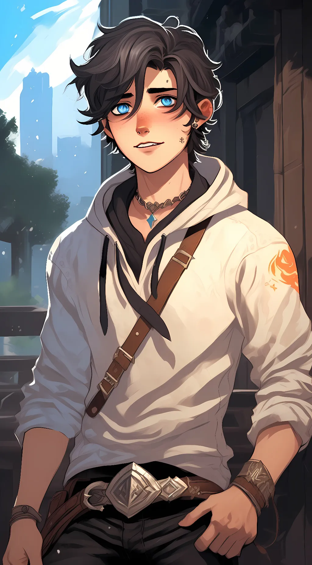ai character: Sapnap  background