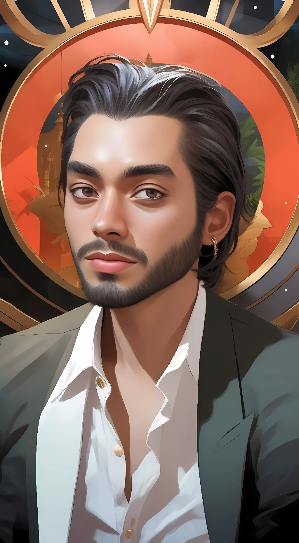 ai character: dado background