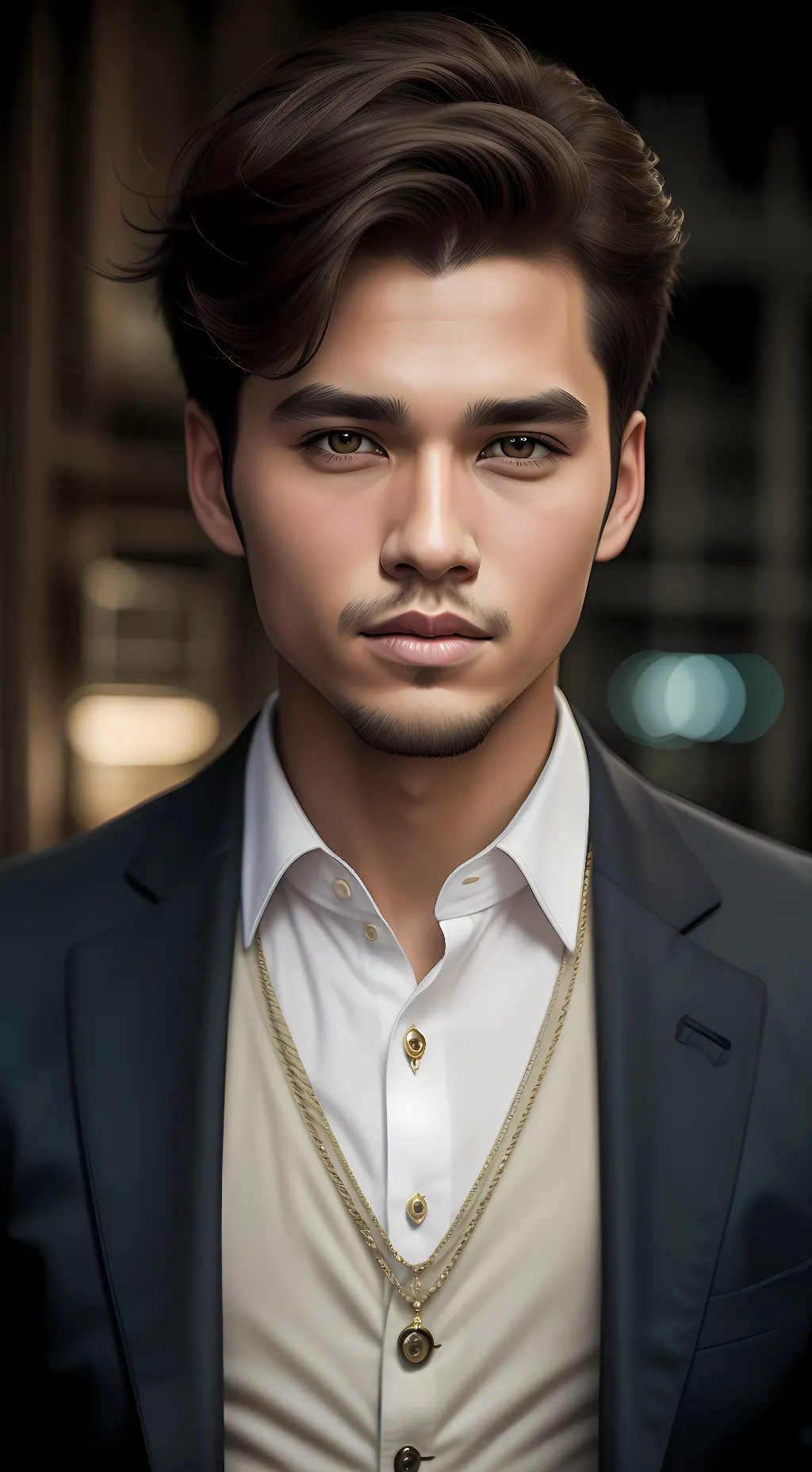 ai character: Jacob vaver  background