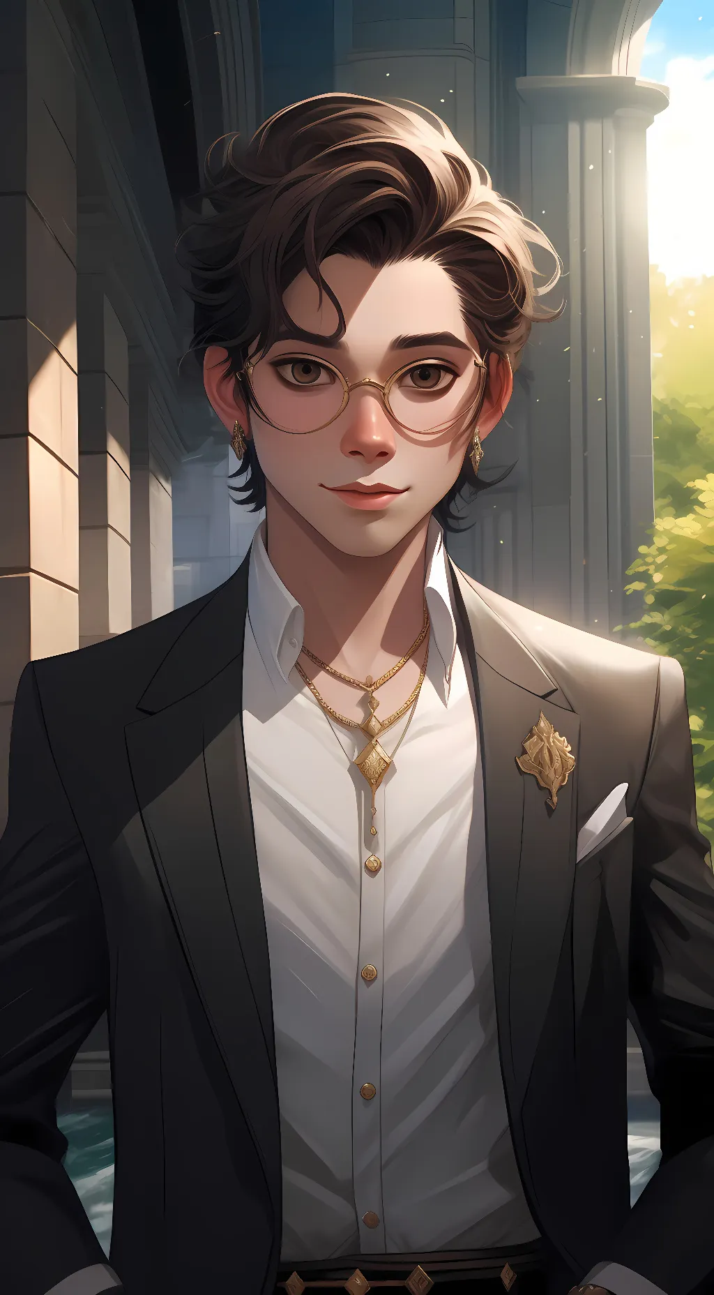 ai character: Leo background