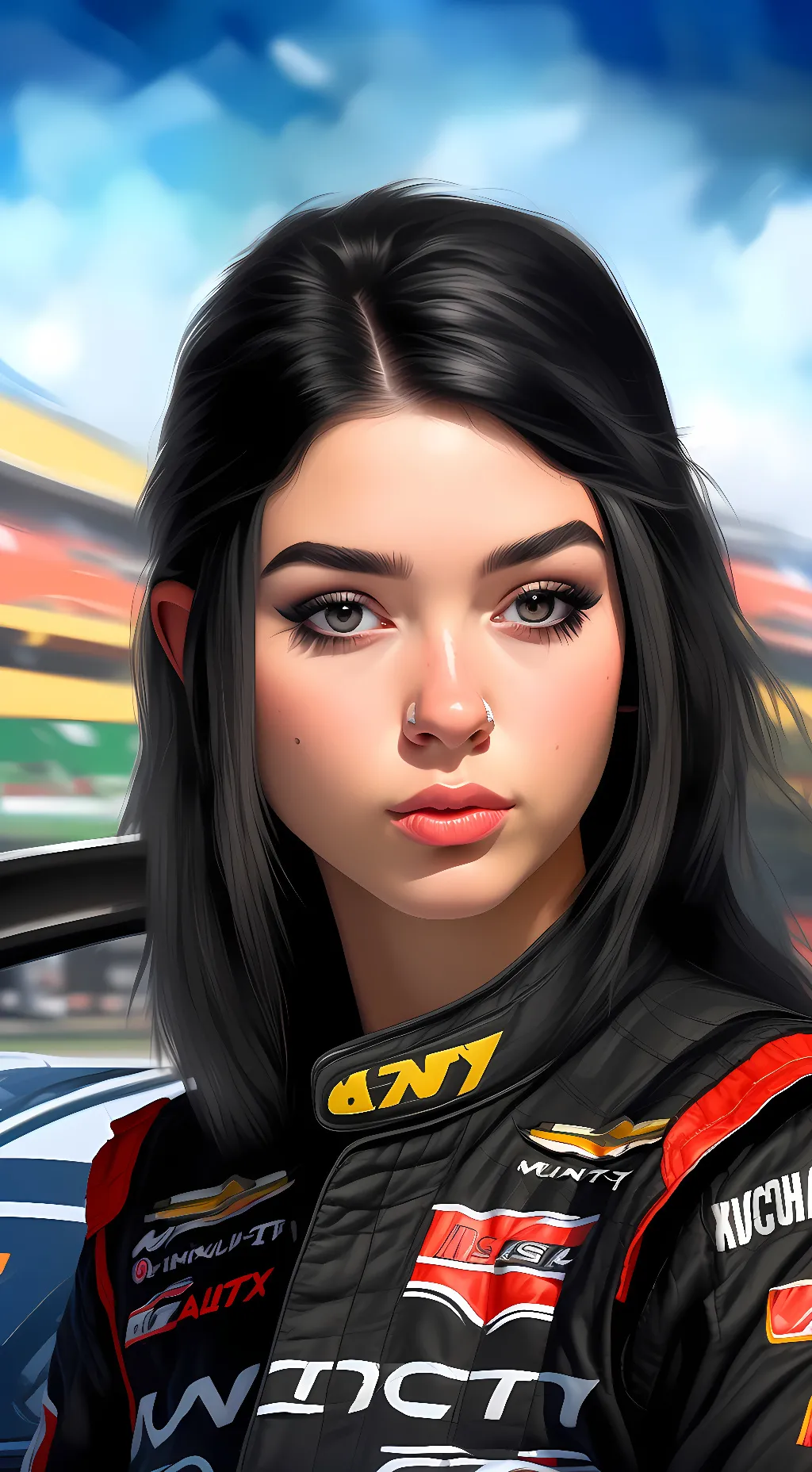 ai character: Cora Jade  background