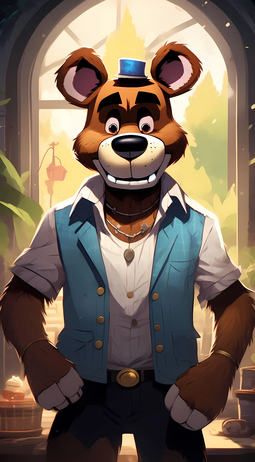 ai character: freddy background