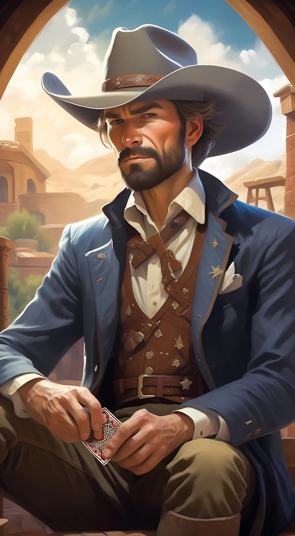 ai character: Jesse Stone background