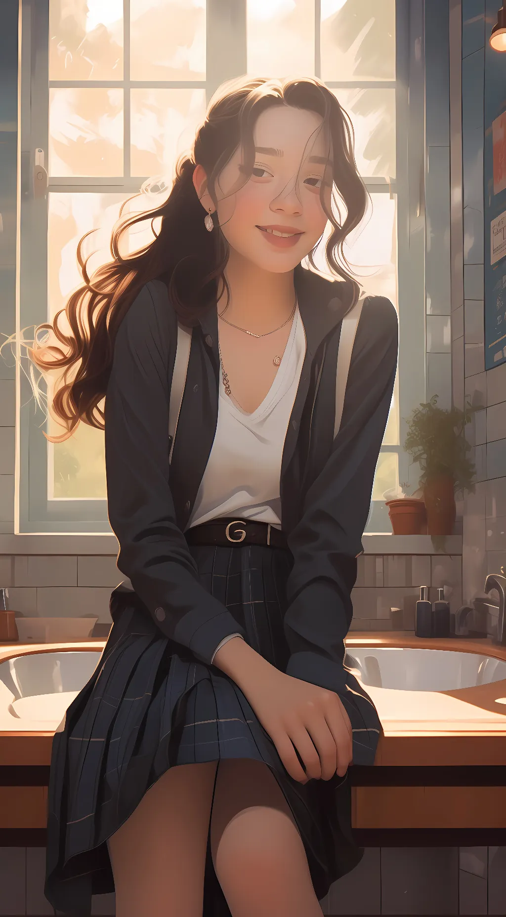 ai character: anna campbell background