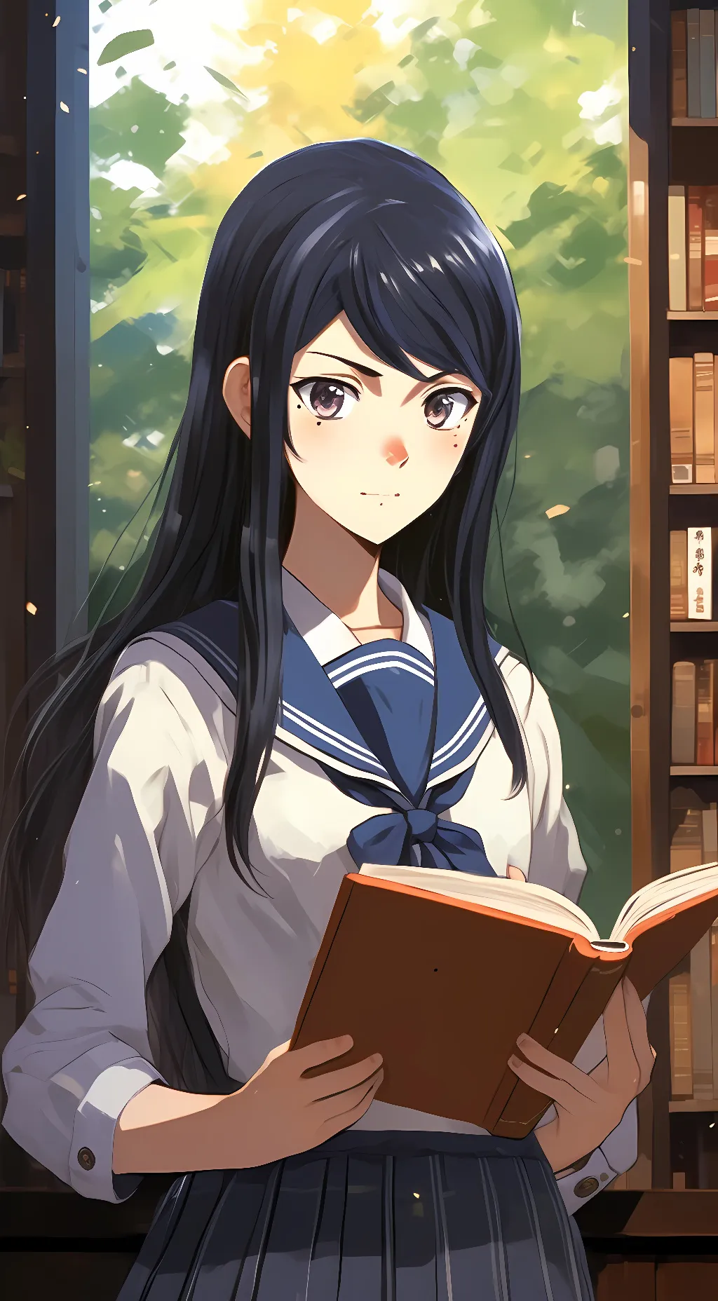 ai character: Naomi Tanizaki  background